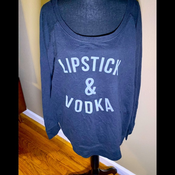 Tops - EUC, Lipstick and Vodka oversized, slouch “sweatshirt” Womens 3X $13